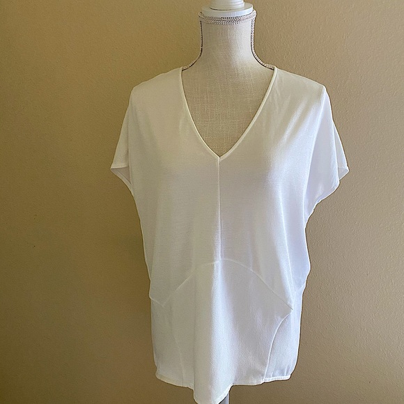 Zara W/B Collection White Top - Picture 2 of 11